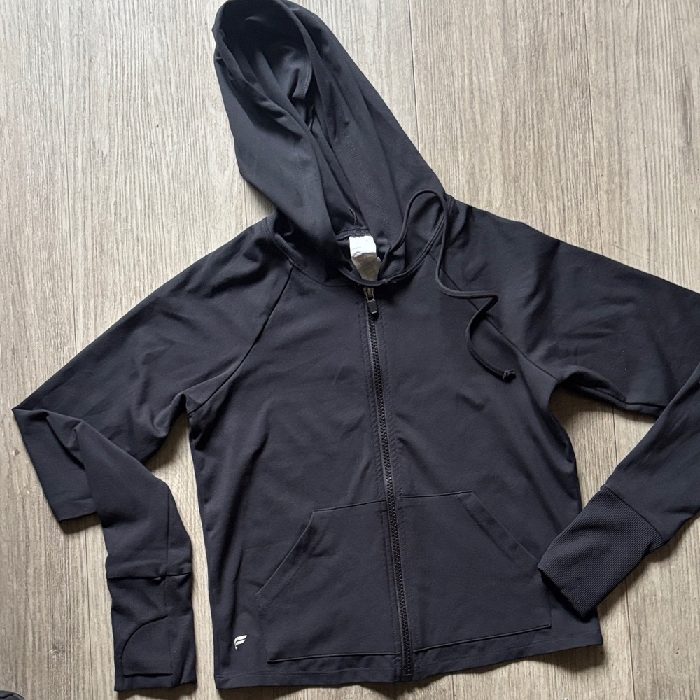 Fabletics Black Hoodie Jacket